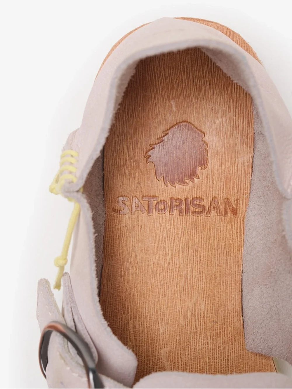 Satorisan Women’s Pink Leather Moccasin Sandals - Picture 5 of 11